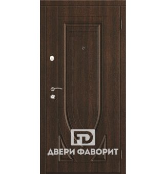 дверь для стандартного проема с мдф коричневого цвета