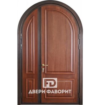 Дверь двустворчатая арочная